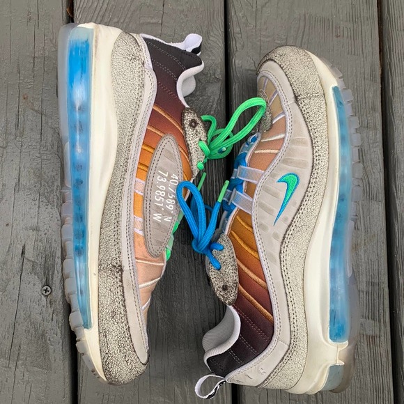 Women's Nike Air Max 98 On Air NYC La Mezcla Sneakers Tennis Running Shoes 7.5 - Picture 4 of 9